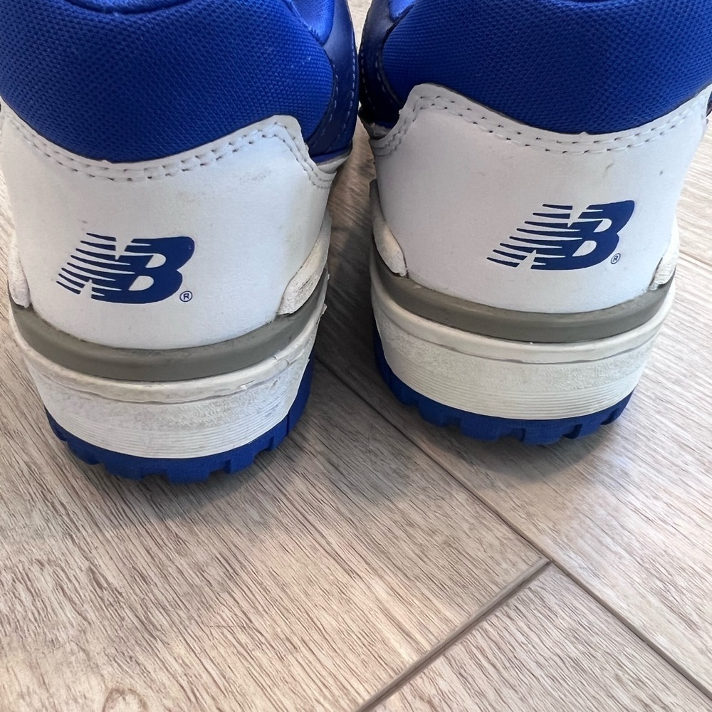 New Balance 550 "Lakers Pack" in white and blue leather - Picture 5 of 7